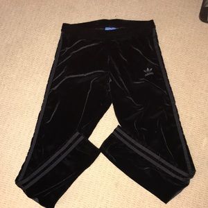 adidas velvet leggings